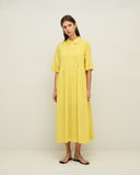 YERSE Midi Κίτρινο Φόρεμα