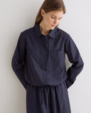 YERSE 45825 Navy Poplin Πουκάμισο