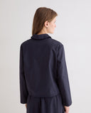 YERSE 45825 Navy Poplin Πουκάμισο