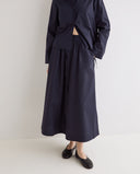 YERSE 45826 Navy Poplin Φούστα