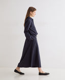 YERSE 45826 Navy Poplin Φούστα
