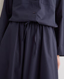 YERSE 45826 Navy Poplin Φούστα