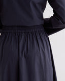 YERSE 45826 Navy Poplin Φούστα