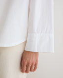 YERSE 45878 White Oversized Πουκάμισο