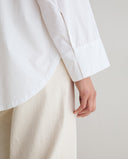 YERSE 45878 White Oversized Πουκάμισο