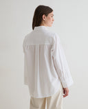 YERSE 45878 White Oversized Πουκάμισο