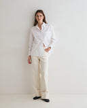 YERSE 45878 White Oversized Πουκάμισο