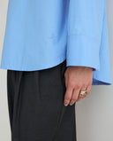 YERSE 45878 Blue Oversized Πουκάμισο