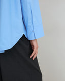 YERSE 45878 Blue Oversized Πουκάμισο