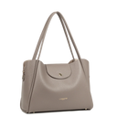 LANCASTER Ida Double Galet Large Tote Δερμάτινη Τσάντα