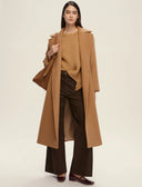 EMME BY MARELLA Cadmio Wool Coat Camel