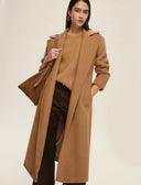 EMME BY MARELLA Cadmio Wool Coat Camel