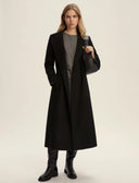 EMME BY MARELLA Carisma Μάλλινο Παλτό Μαύρο