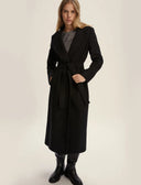 EMME BY MARELLA Carisma Μάλλινο Παλτό Μαύρο