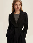 EMME BY MARELLA Carisma Μάλλινο Παλτό Μαύρο