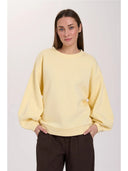 24COLOURS Oversized Κίτρινο Φούτερ