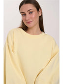 24COLOURS Oversized Κίτρινο Φούτερ