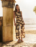 EMME BY MARELLA Albero Printed Twill Παντελόνι