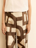 EMME BY MARELLA Albero Printed Twill Παντελόνι