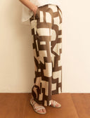 EMME BY MARELLA Albero Printed Twill Παντελόνι