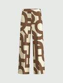EMME BY MARELLA Albero Printed Twill Παντελόνι