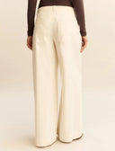 EMME BY MARELLA Vacillo Wide Fit Λευκό Παντελόνι