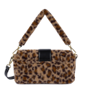 LANCASTER Moumoute Trotter Bag Black Leopard