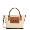 LANCASTER Canvas Kba Cognac Mini Tote Τσάντα