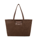 LANCASTER Suédine KBA Large Tote Bag Marron