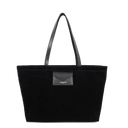LANCASTER Suédine KBA Large Tote Bag Black