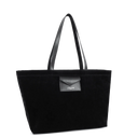 LANCASTER Suédine KBA Large Tote Bag Black