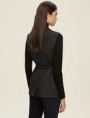 EMME BY MARELLA Ursula Sleeveless Jacket With Belt Charcoal
