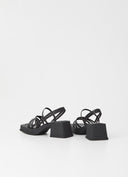 VAGABOND Hennie Black Heeled Sandals