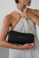 LANCASTER Milano Ana Crossbody Δερμάτινη Τσάντα Μαύρη