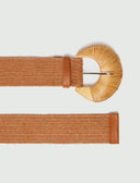 EMME BY MARELLA Fata Raffia Tobacco Ζώνη