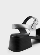 VAGABOND Ines Ασημί Σανδάλια