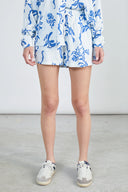 24COLOURS Printed Shorts Light Blue