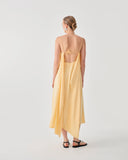 BEATRICE Μακρύ Κίτρινο Φόρεμα