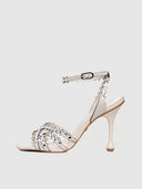 CARRANO 804006 Sandals with Rhinestones & Wavy Strap