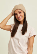 RUT & CIRCLE Ida Beanie Μπεζ Σκούφος