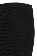 ICHI Ihalaine Maxi Mesh Black Skirt