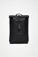 RAINS Rolltop Rucksack W3 – Black