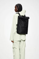 RAINS Rolltop Rucksack W3 – Black