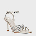 CARRANO 804006 Sandals with Rhinestones & Wavy Strap