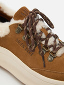 MOON BOOT Moon247 City Shearling Sneakers Cognac