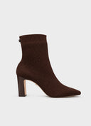 CARRANO 862022 Knit Dark Brown Μποτάκια