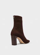 CARRANO 862022 Knit Dark Brown Μποτάκια