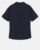 ANERKJENDT Akkurt Plucket Detail Blue Shirt
