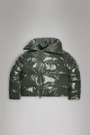 RAINS Alta Vision Short Puffer Jacket Swamp