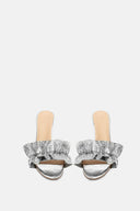 TWENTY FOURHAITCH Abu Dhabi Mule Με Διακοσμημένο Βολάν